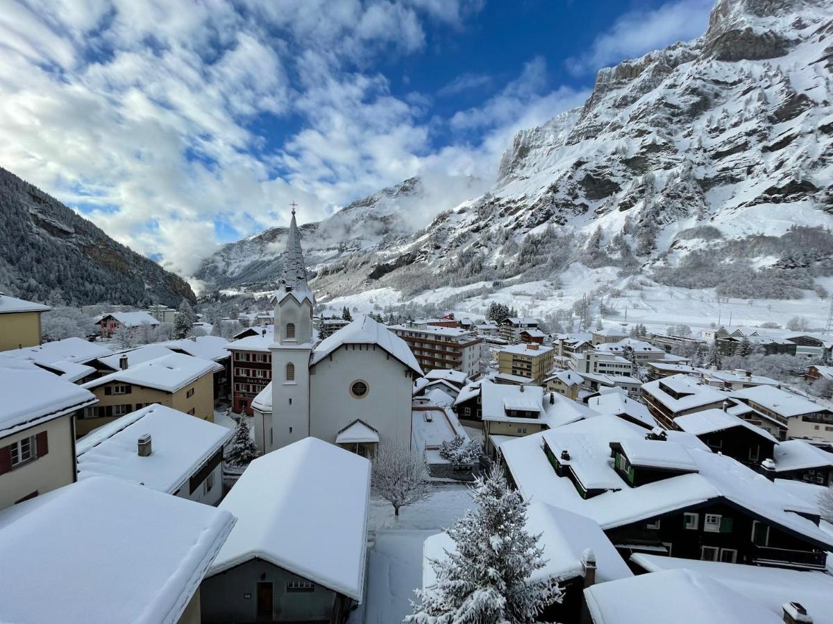 Hotel Escher Leukerbad Exterior foto